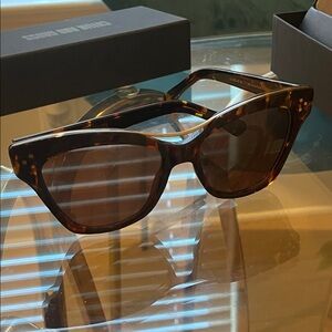 Cutler and Gross Tortoise Shell Sunglasses